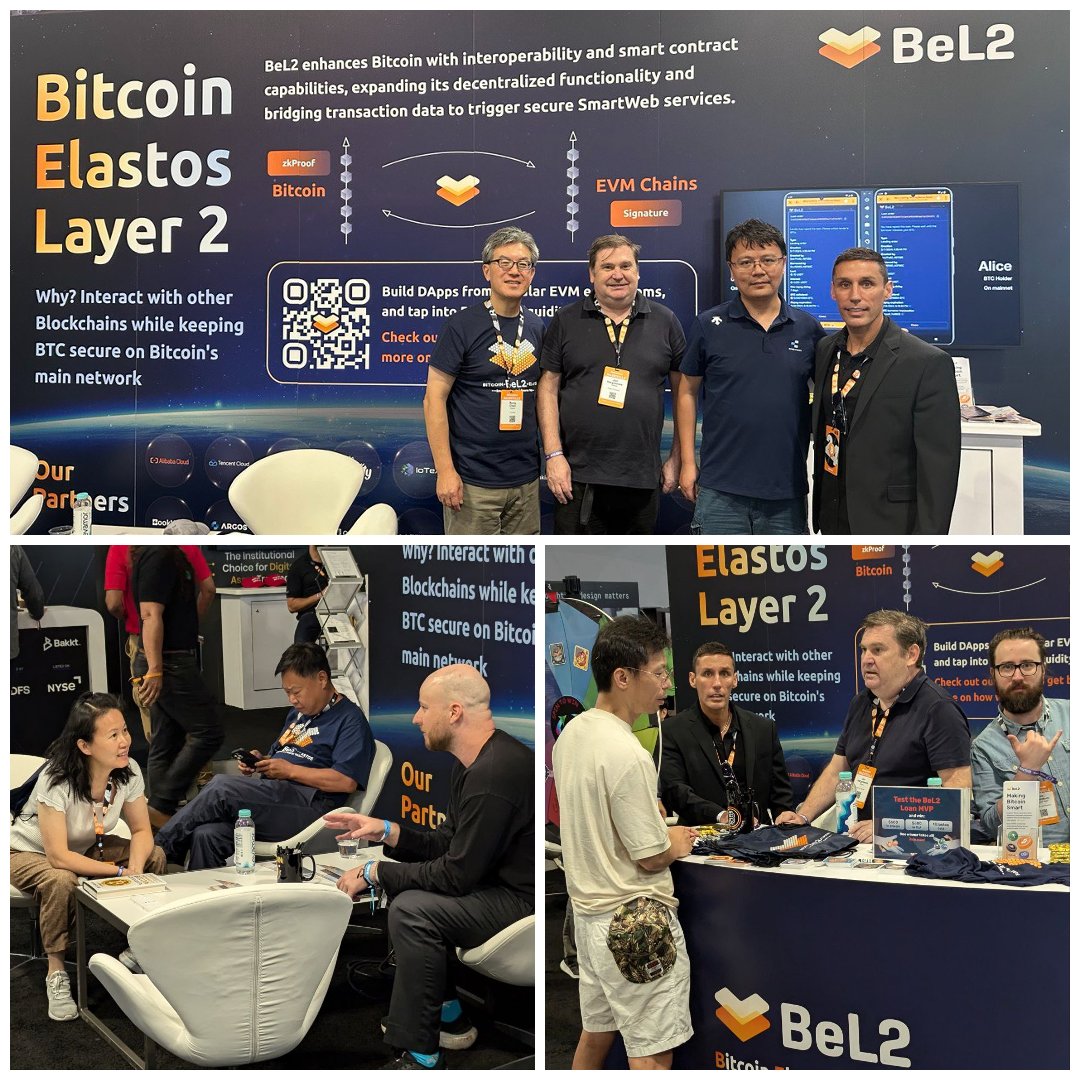 BeL2 booth in Bitcoin 2024